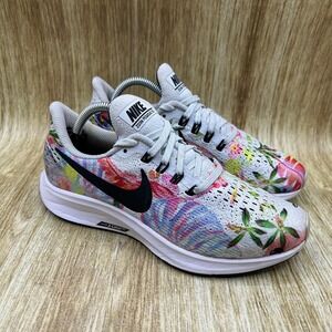 Nike Air Zoom Pegasus 35 Women's 6 Running Shoes Multi Color Floral AV3520-001
